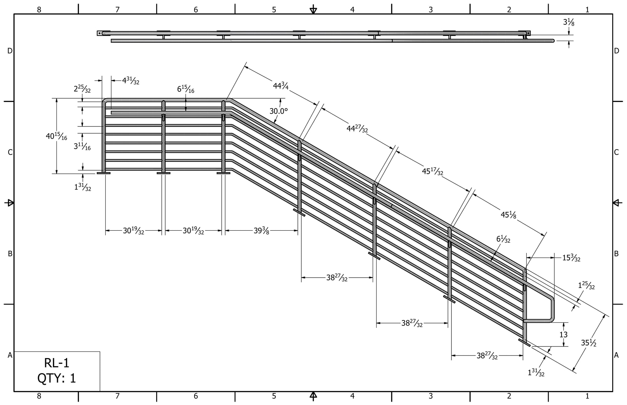Welding assembly drawing