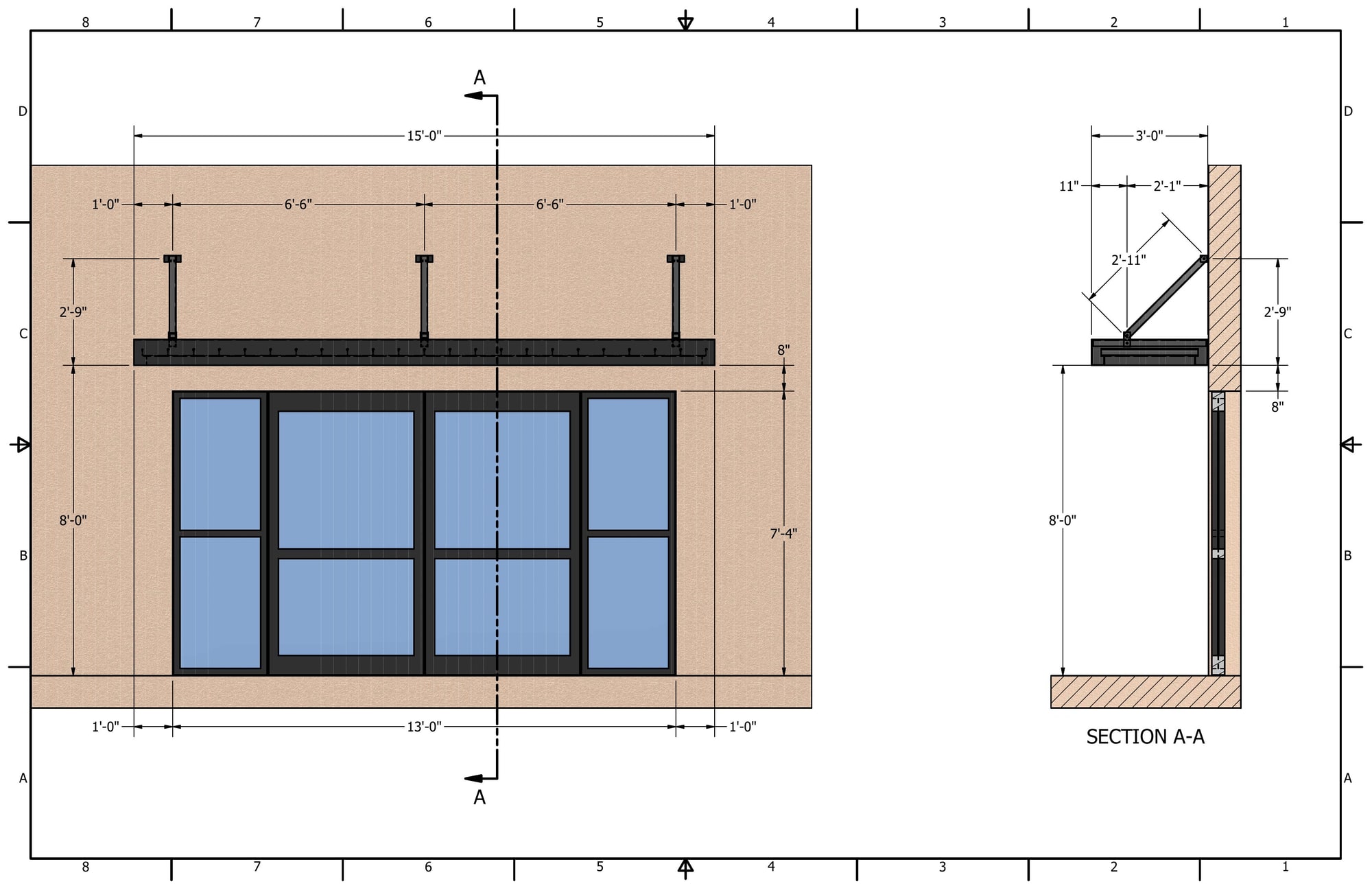 Welding assembly drawing