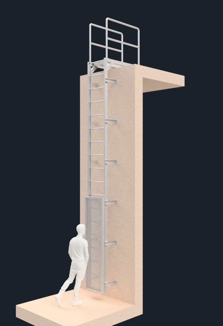 Friendly Laundry — Roof Access Ladder