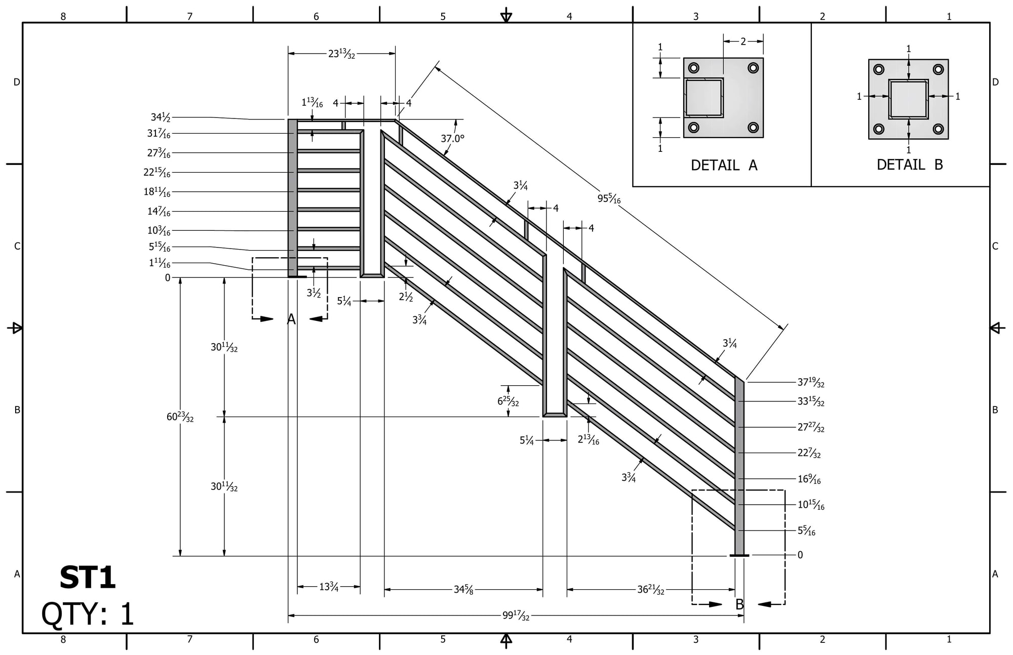Welding assembly drawing