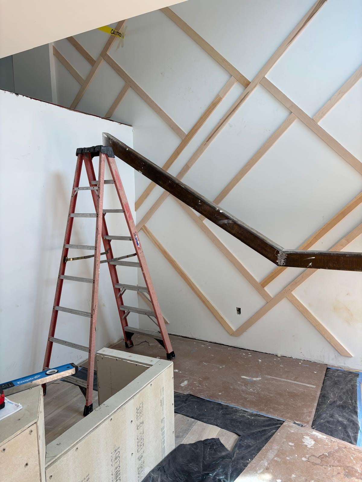 Interior Stair II — Steel Substructure + Railing