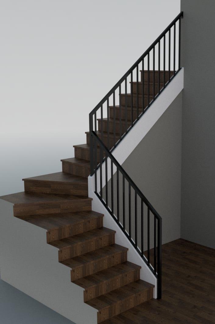 Interior Stair & Railing — Project IV